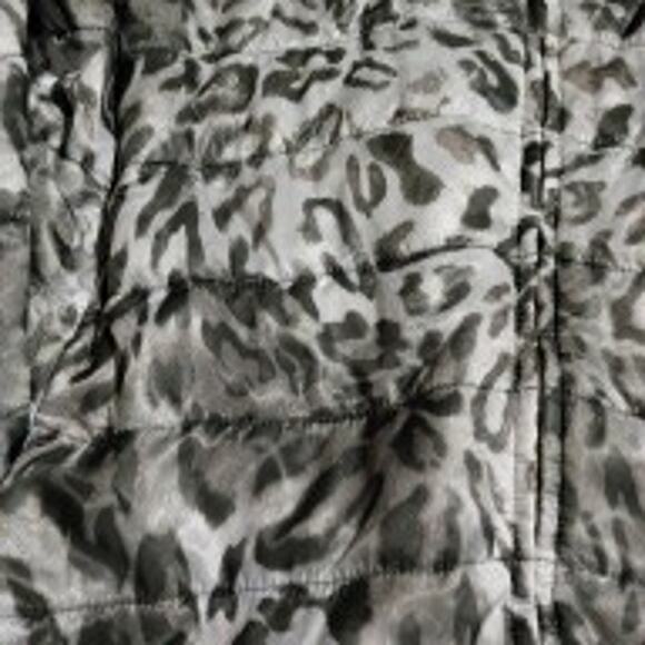 Animal Print 16W Packable Puffer Jacket Alfred Dunner Plus Size Friendly - Picture 3 of 9